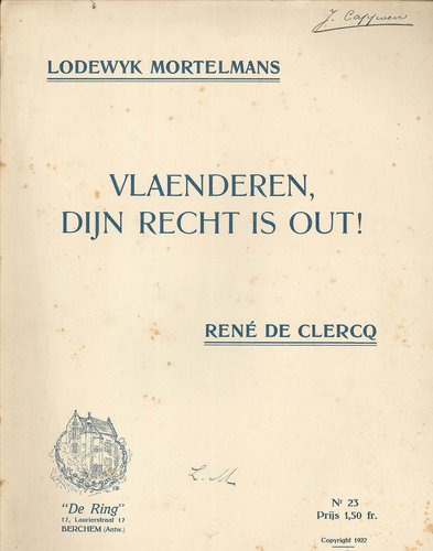 Kaft van Vlaenderen, dijn recht is out!